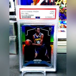 Bol Bol 2019-20 Panini Prizm Silver Rookie #282 RC PSA 9 NBA Denver Nuggets